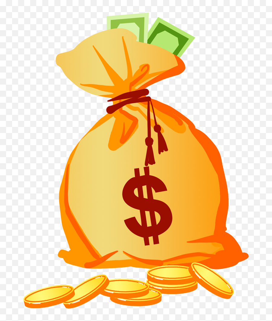 Money Bag Png Transparent Images - Money Bag Orange Emoji,Money Emoji
