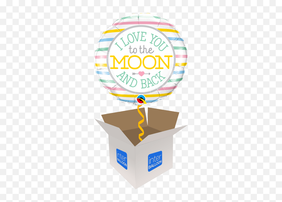 Romantic Helium Balloons Delivered In The Uk By Interballoon - Event Emoji,I Lopve You To The Moon And Back In Emojis