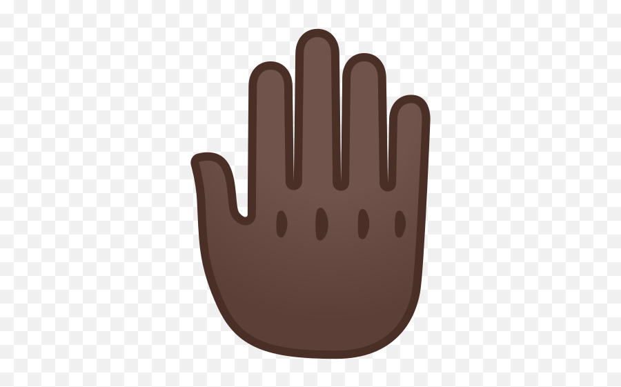Back Of Hand In Dark Skin Tone - Human Skin Color Emoji,Shrimp Emojis