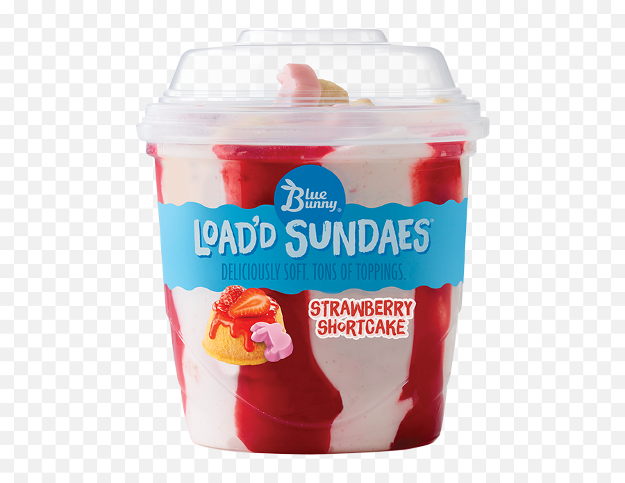 Ice Cream - Blue Bunny Load D Sundae Emoji,Strawberry Sundae Emojis