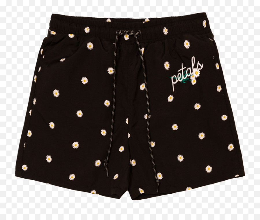 Petals And Peacocks - Boardshorts Emoji,Flowers By Zoe Emoji Shorts