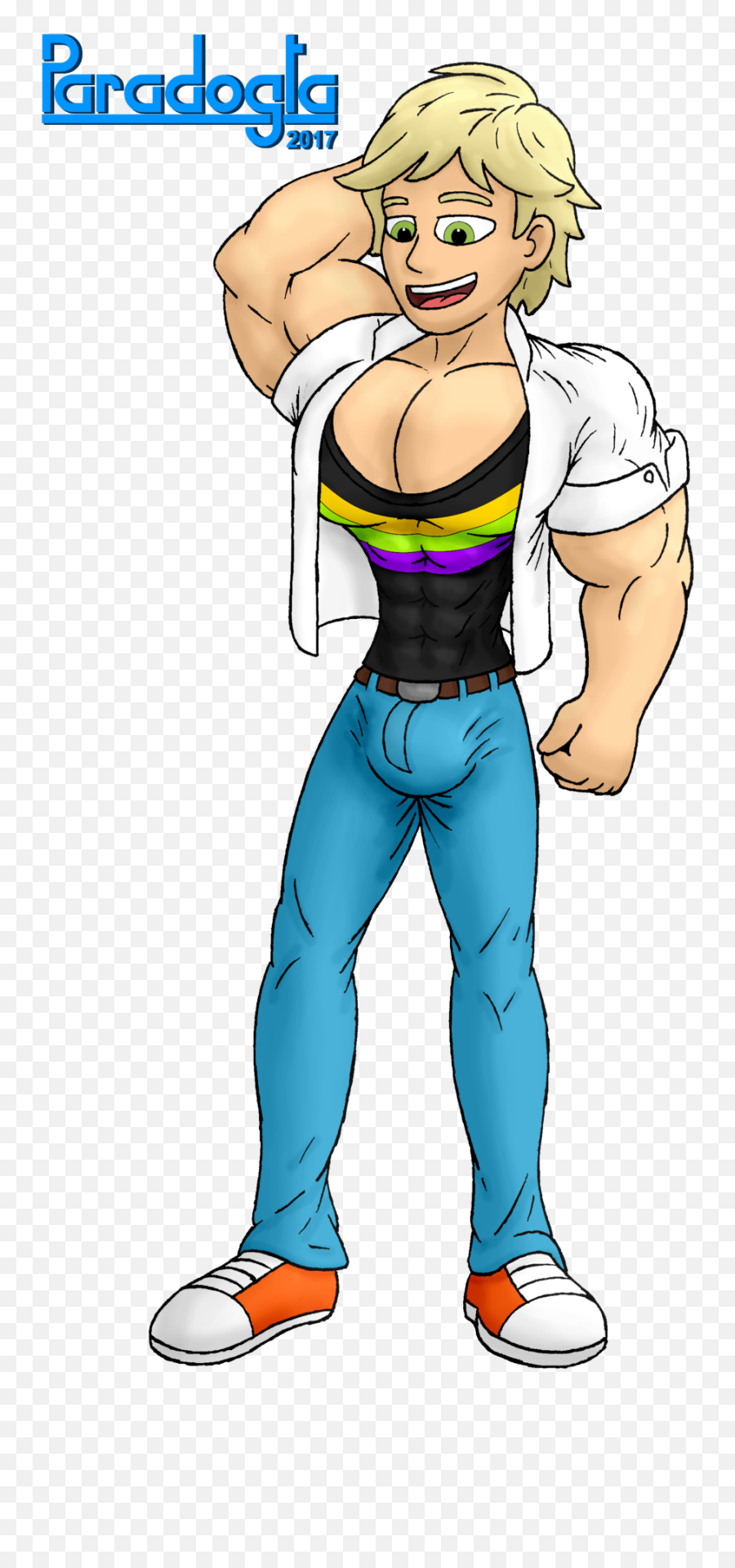 Download Muscle Adrien Agreste By Paradogta - Dbo4xgp Chat Emoji,Muscle Man Emoji Pinterest Transparent