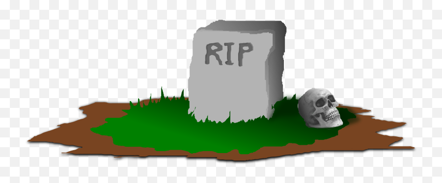 Funeral Clipart Grave Stone Funeral - Grave Rip Vector Emoji,Gravestone Emoji