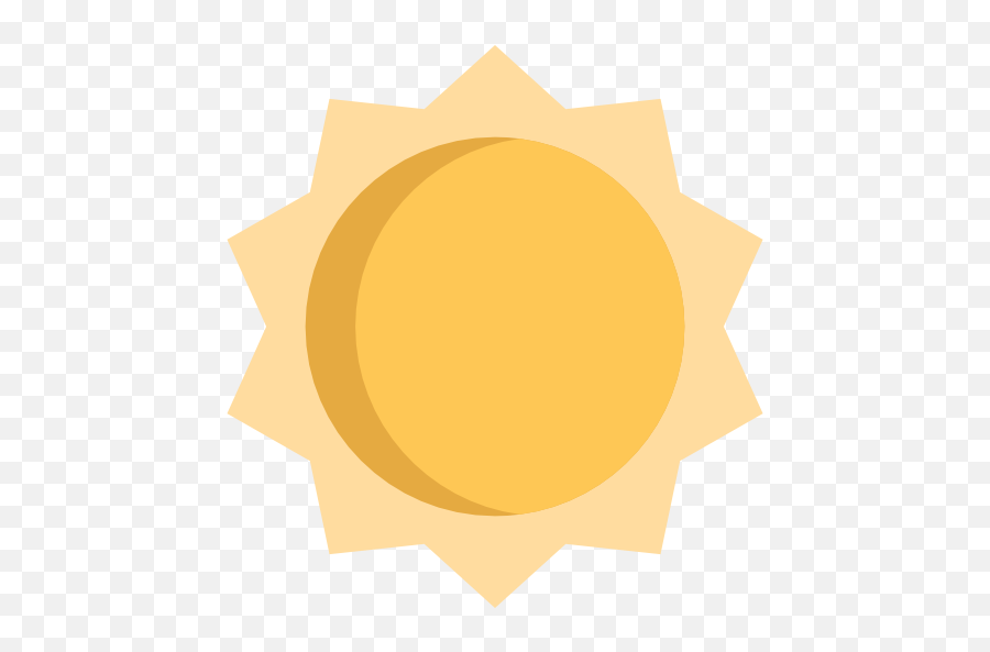 Sun - Free Nature Icons Emoji,Sun Outline Emoji