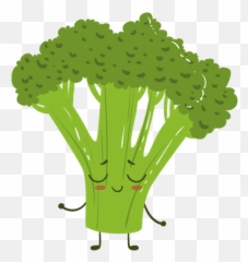 Kawaii Cartoon Broccoli - Canva Emoji,Brocoli Emoji