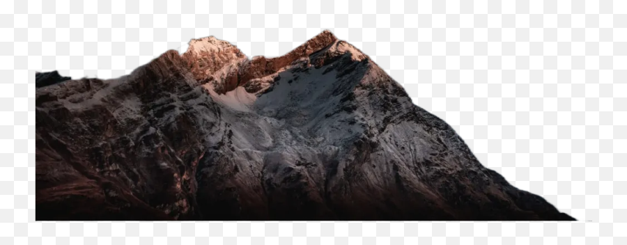 Snow Covered Mountain Under Blue Sky During Daytime Emoji,Mountain Snow Emoji