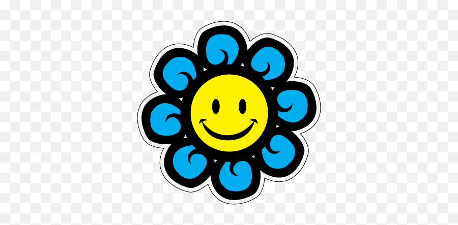 Smiley Face Clip Art Flower Smiley Face Clip Art Flower - Flower Smiley Face Clipart Emoji,Happy Face Emoticon