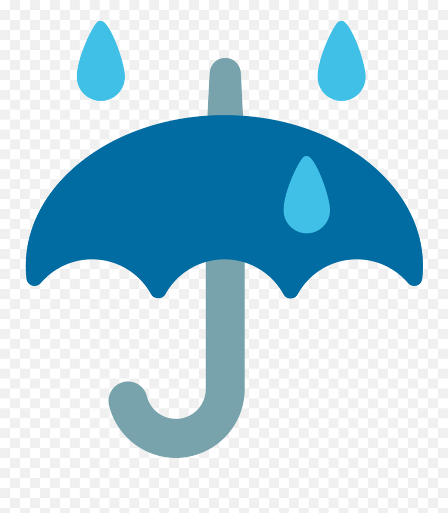 Umbrella With Rain Drops Emoji - Umbrella Rain Clipart Transparent,Drip Emoji Png