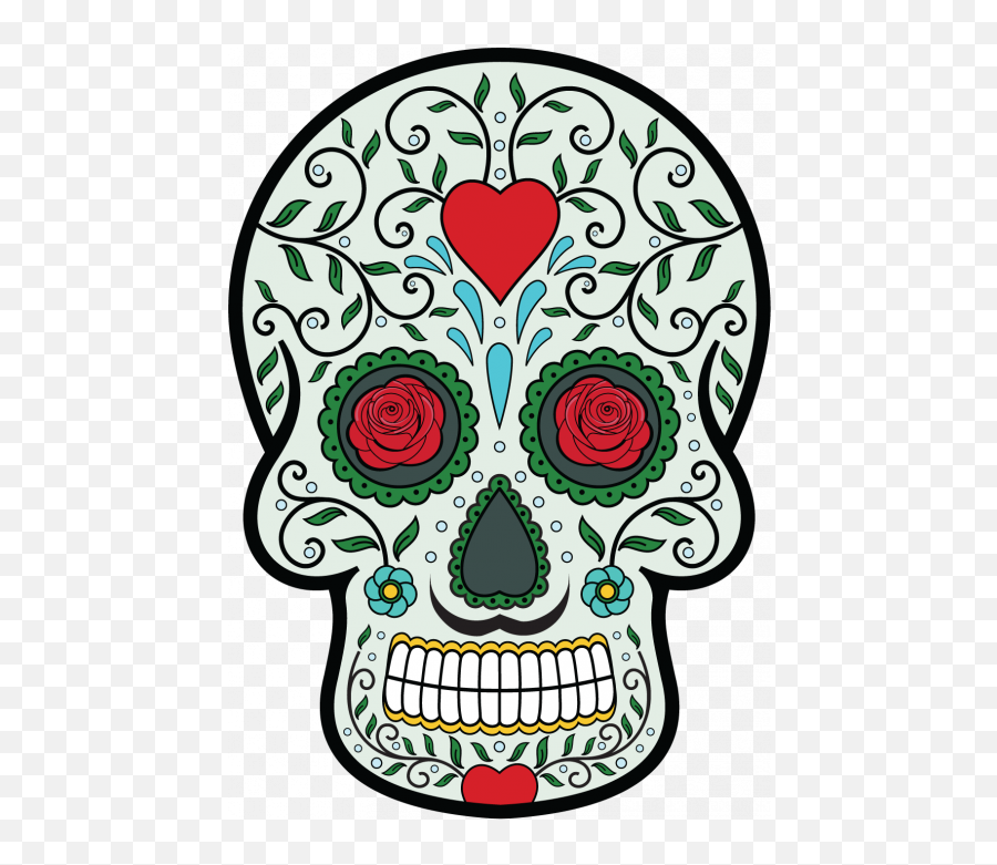 Download Grateful Dead - Mexican Calavera Transparent Background Emoji,Grateful Dead Emoji For Android