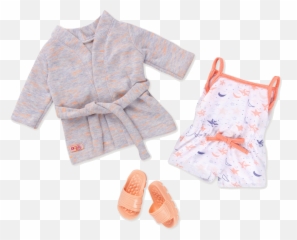 Dream Come True - Robes For Dolls Our Generation Emoji,Girls Emoji Bathrobe