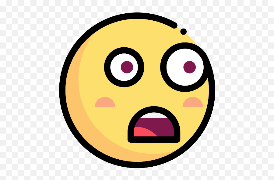 Scared Vector Svg Icon 33 - Png Repo Free Png Icons Icone Assustado Emoji,Scared Emoticon