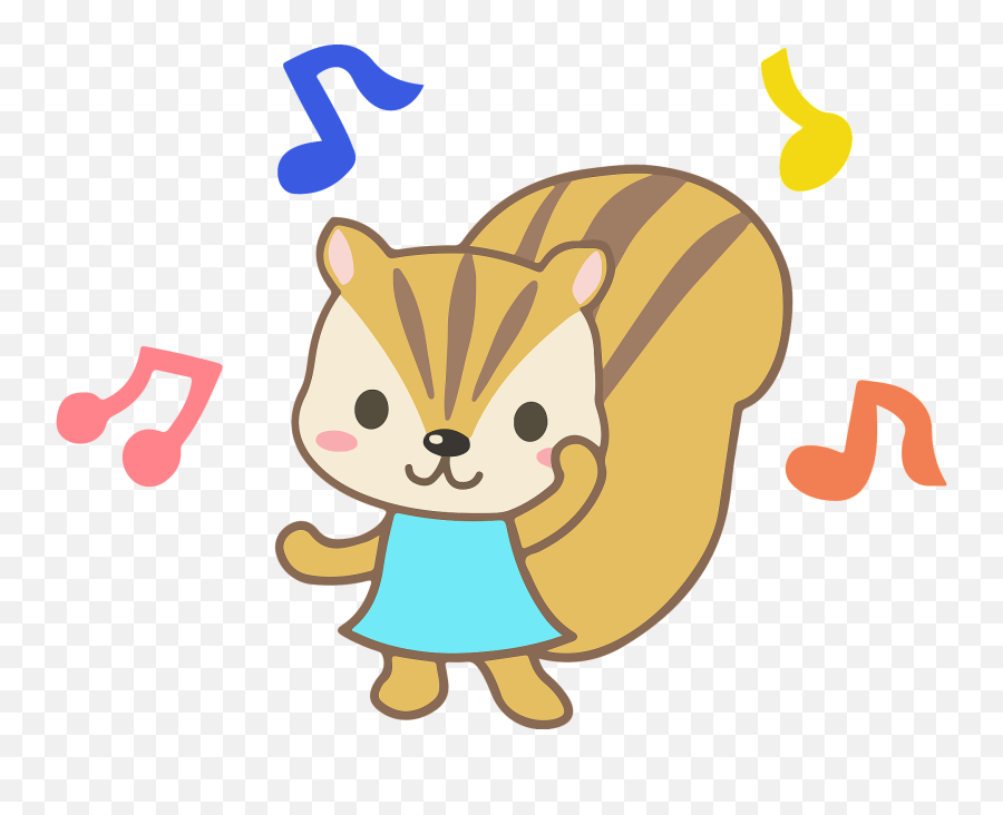 Squirrel Dancing To The Music Clipart Free Download Emoji,Dancing Monkey Emoticon