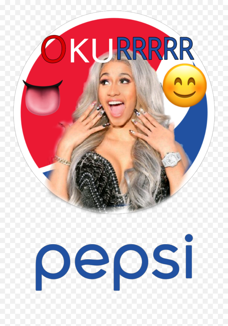 Pepsi Cardib Sticker Kulture Offset Emoji,Pepsi Emoticons