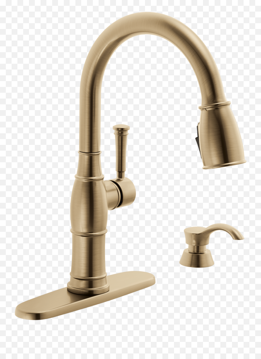 Single Handle Pull - Down Kitchen Faucet With Soap Dispenser And Shieldspray Technology Water Tap Emoji,Guess The Emoji Level 31answers