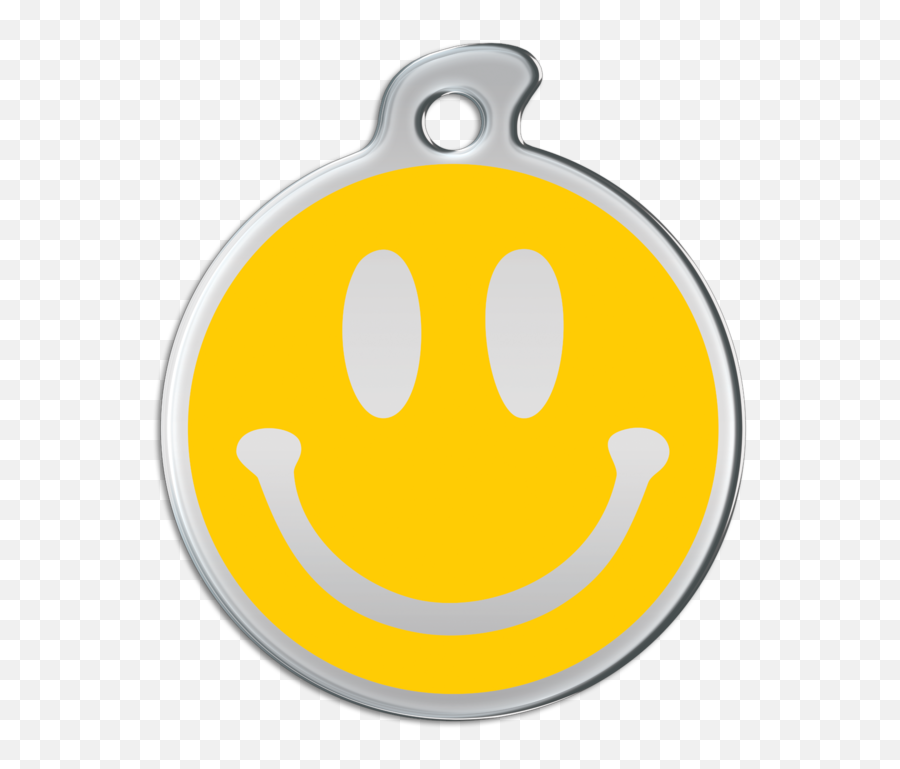 Hondenpenning Luxe Smiley - Happy Emoji,Tekens Emoticons