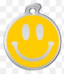 Hondenpenning Luxe Smiley - Happy Emoji,Tekens Emoticons