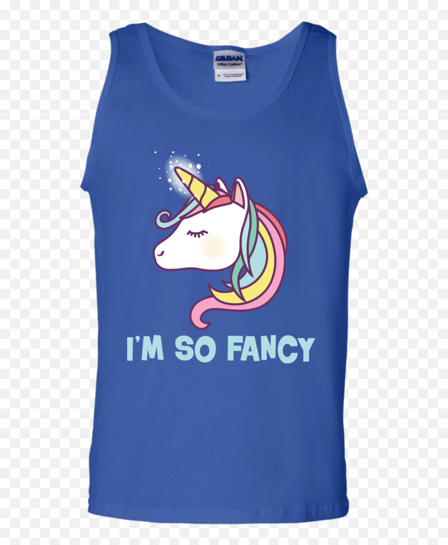 Im So Fancy Unicorn Emoji,100 Emoji Shirt Blue
