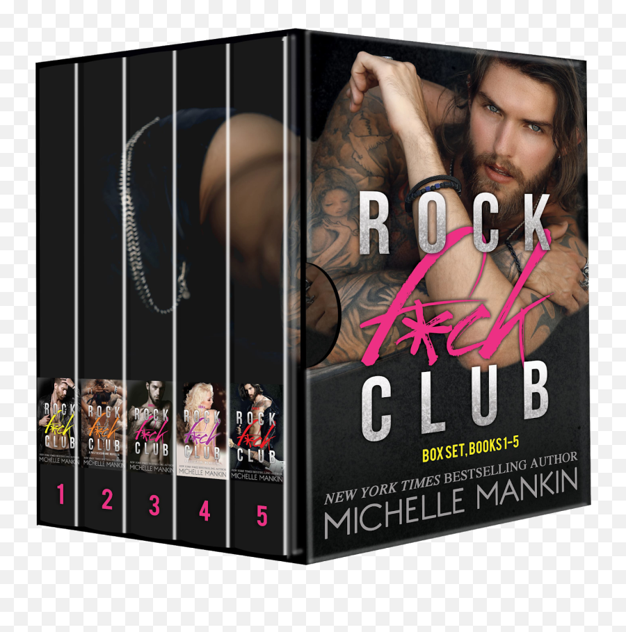 Michelle Mankin Rock Fck Club Box Set Books 1 - 5 Cover Erotic Emoji,Joy Mackay Emotion