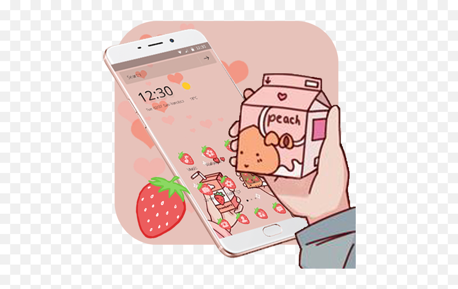 Couple Free Time Love Theme 117 Apk Download - Comcouple Aesthetic Pink Anime Juice Emoji,4k Peach Emoji