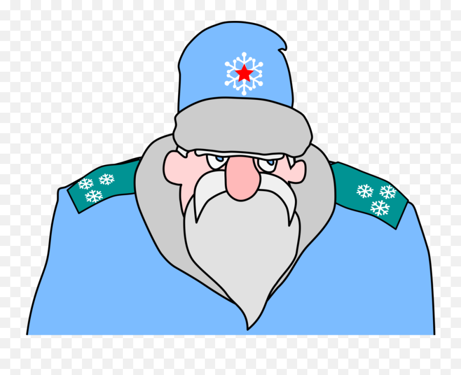 Russian Military Santa Claus - Russian Santa Claus Clipart Russian Santa Claus Drawing Emoji,Twas The Night Before Christmas Emojis