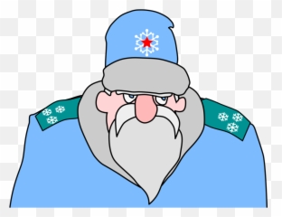 Russian Military Santa Claus - Russian Santa Claus Clipart Russian Santa Claus Drawing Emoji,Twas The Night Before Christmas Emojis