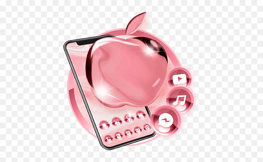 Pink Rose Gold Launcher Theme Live Hd Wallpaper For Android - Rose Gold Wallpaper Apple Pink Emoji,Pink Rose Emoji