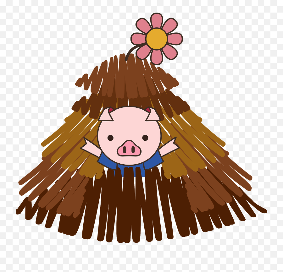 Three Little Pigs - 3 Little Pigs Clipart Emoji,Girl Pig Emoji