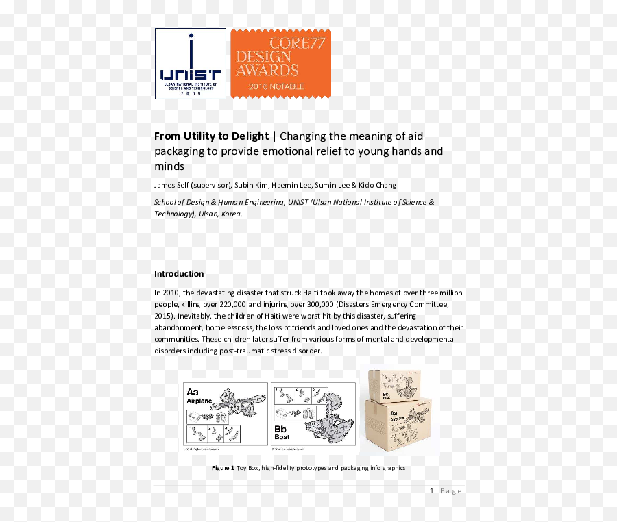 Pdf Toybox From Utility To Delight Changing The Meaning - Cardboard Packaging Emoji,Therapist Aid Emotion Wheel