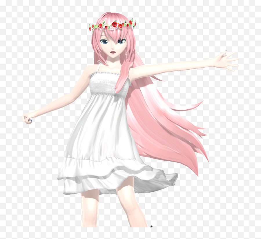 Songs - Luka Megurine Chiffon Dress Emoji,Frylock Emotion