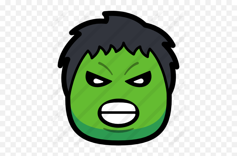 Superhero - Free Smileys Icons Hulk Icon Emoji,Super Heroes Emoticon