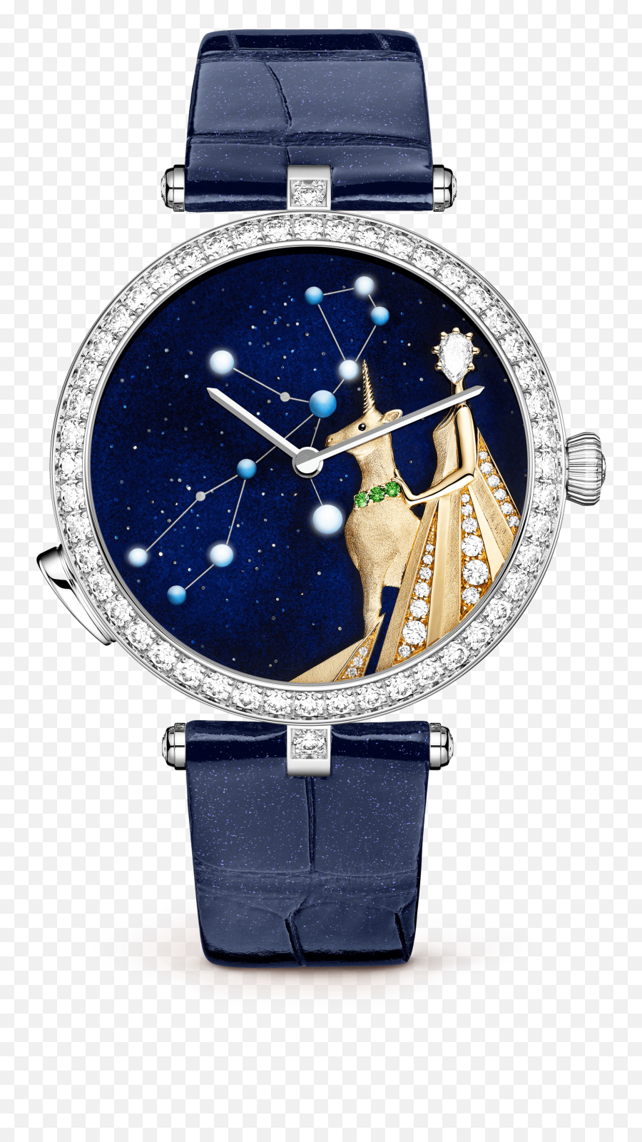 Lady Arpels Zodiac Lumineux Virgo Watch - Van Cleef And Arpels Watch Virgo Emoji,Zodiac Emotions Virgo