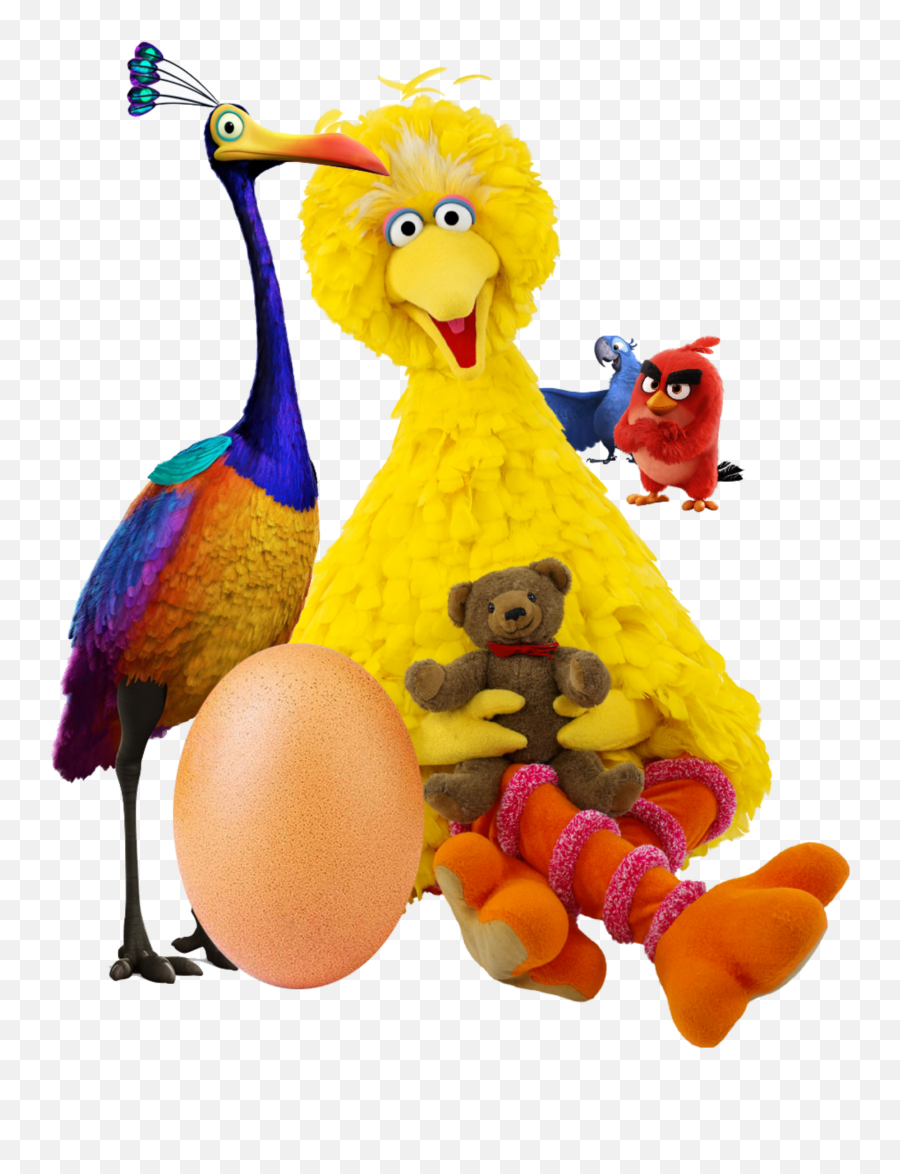 Yellow Universal Alberteinstein Sticker - Kevin The Bird From Up Emoji,Mcdonalds Emoji Toys