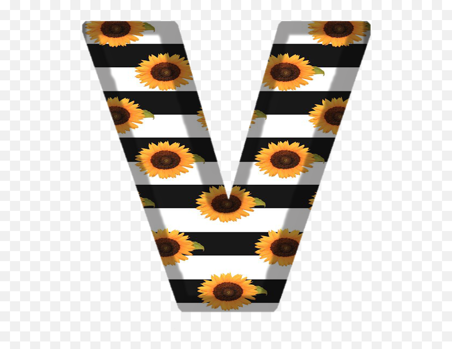 Pin - Letra N De Girassol Emoji,Sunflower Emoji