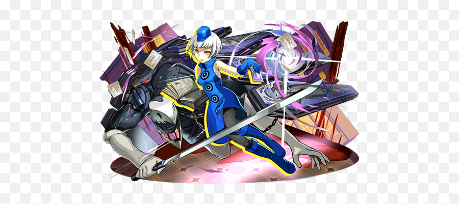 Pan - Puzzles And Dragons Persona Collab Art Emoji,Evoker Persona Emoticon