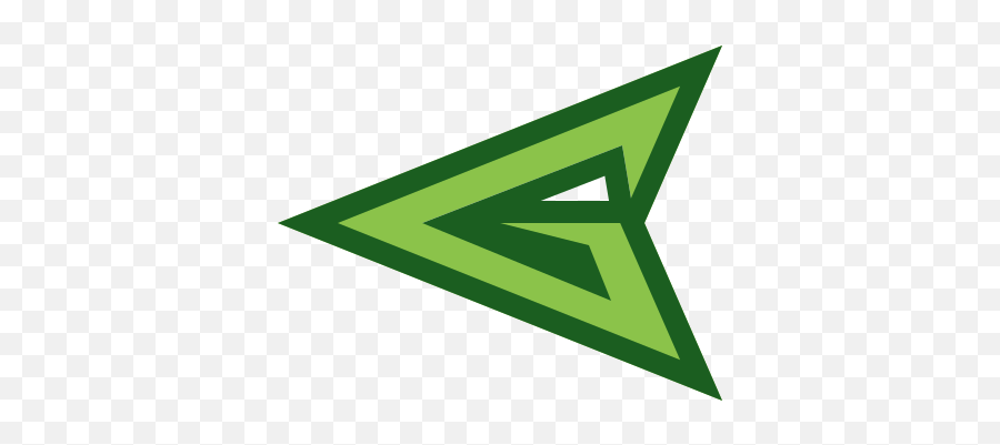Green Arrow Icon In Color Style - Transparent Green Arrow Logo Png Emoji,Animal Arrow Emojis