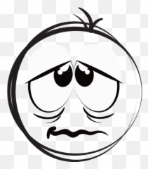 Sick Face Emoticon Sick Face - Sad Face Drawing Cartoon Emoji,Roblox Emotions Cilpart