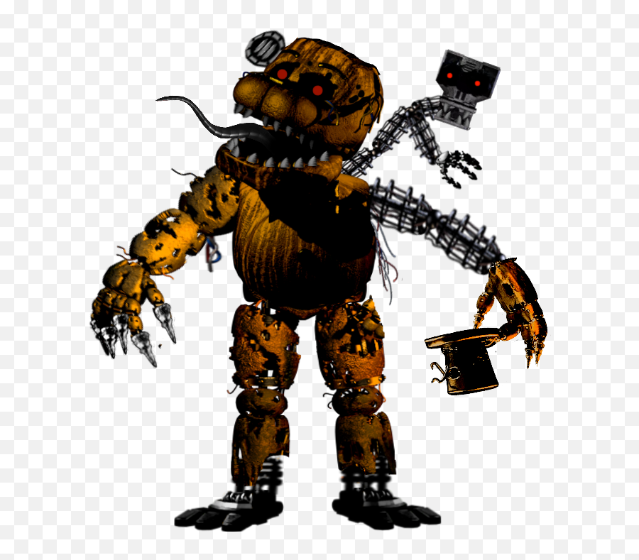 Nightmare Golden Freddy Weasyl - Nightmare Goldenfreddy Emoji,Golden Freddy Emotions Meme