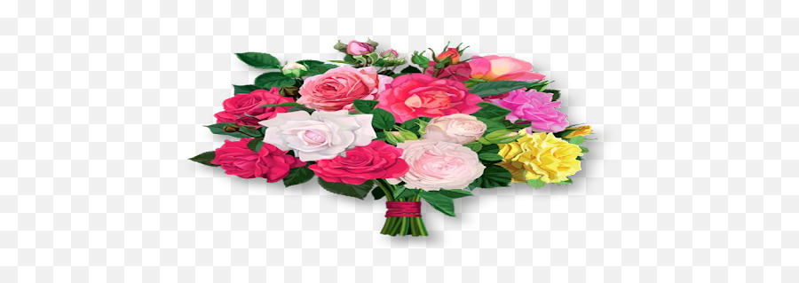 Descargar Wastickersapps Flowers And Roses Para Pc Gratis - Transparent Background Flower Bouquet Transparent Emoji,Emoticon De Muchas Rosas Para Whatsapp