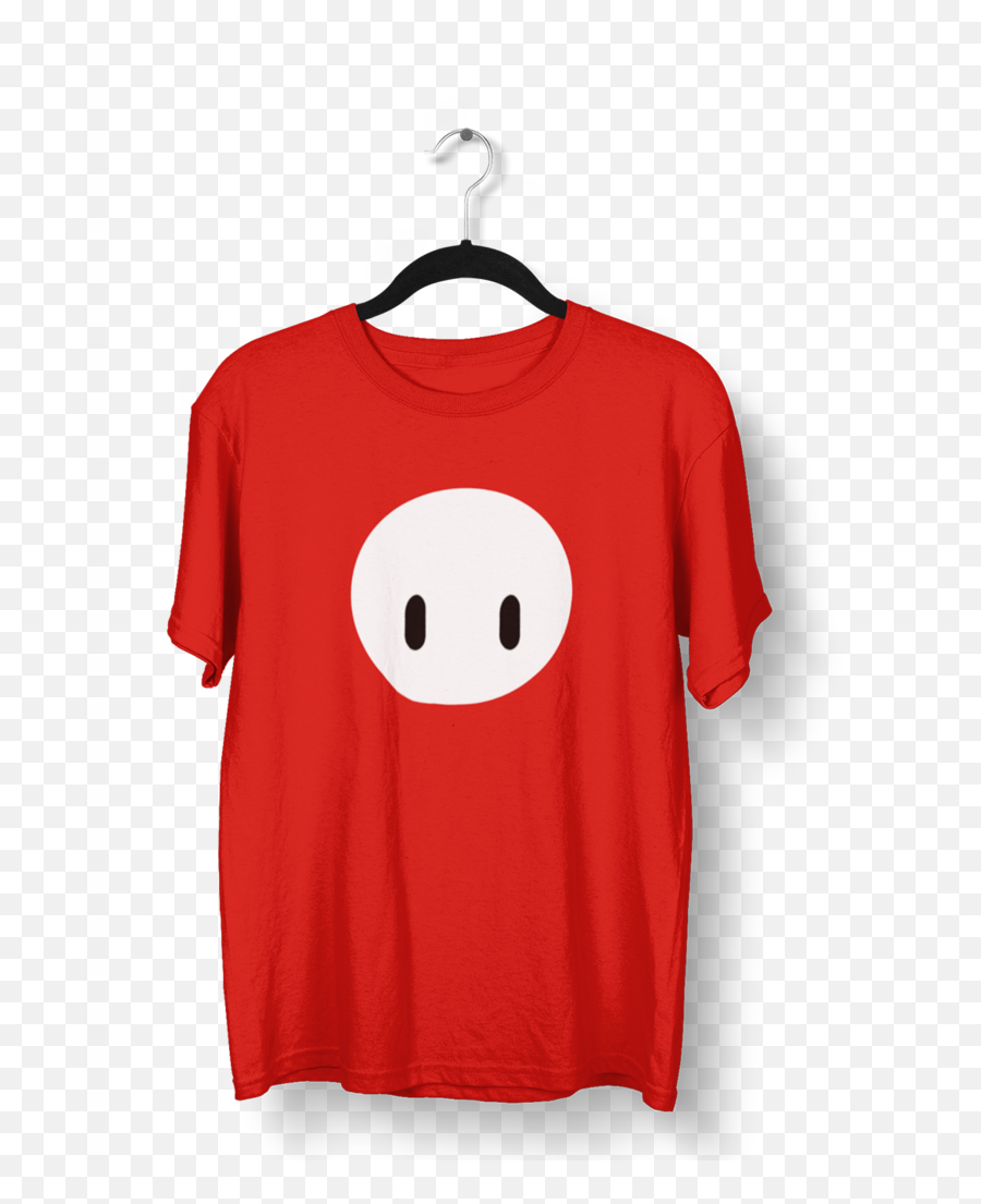 Fall Guys Face T - Shirt U2013 U Get Unique Titties Shirt Emoji,Jack Frost Emoticon Smt
