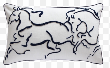 Running Horses Decorative Pillows Emoji,Hand Horses Emoji