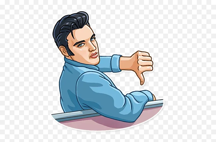 Elvis Presley Sticker Pack - Stickers Cloud Emoji,Explicação Emoticons Whatsapp