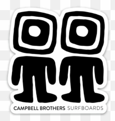 Campbell Brothers Surfboards Sticker - Campbell Brothers Emoji,Emotion Bonzer Surfboards