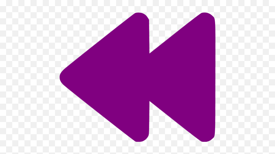 Purple Rewind Icon - Free Purple Rewind Icons Emoji,Rewind Emoticon