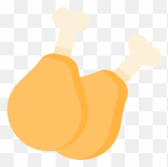 Fried Chicken Free Vector Icons Designed By Freepik Vector Emoji,Chicken Foot Emoticon