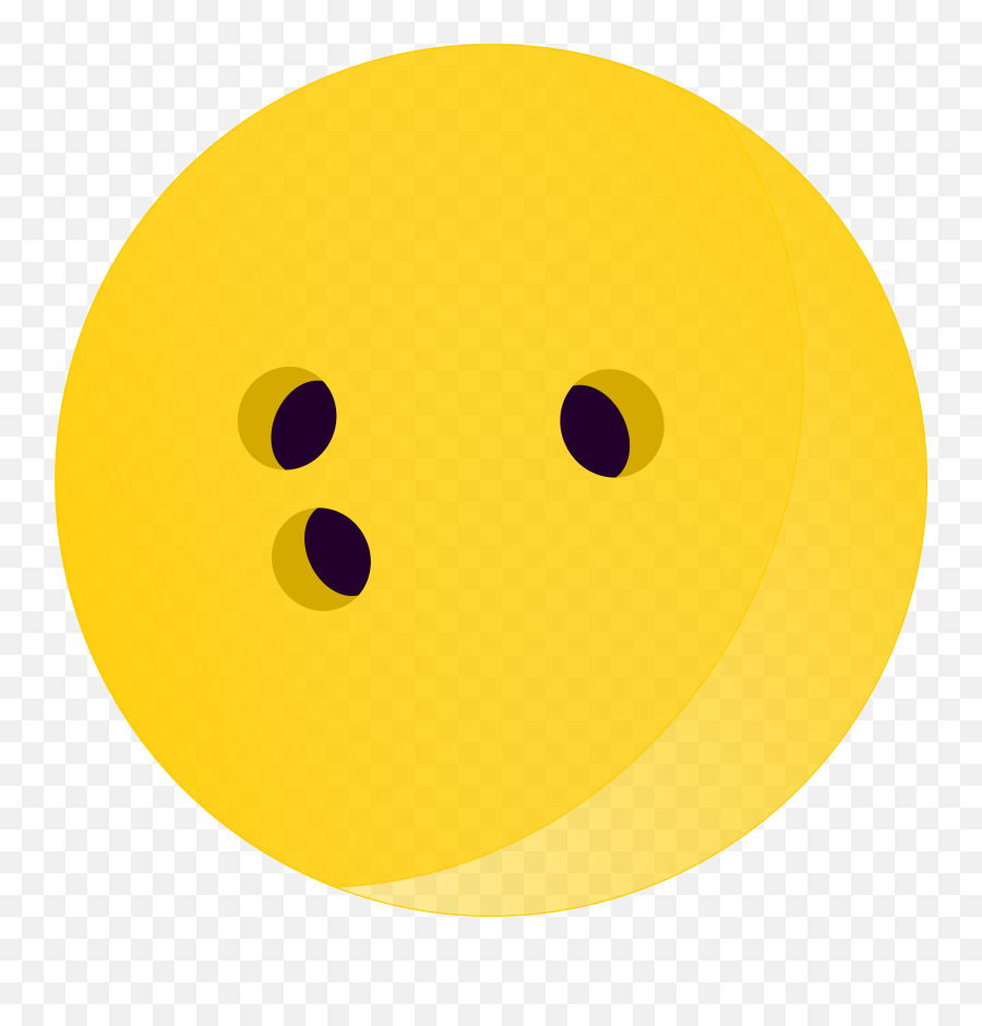 Bowling Ball Yellow Colour Clipart - Happy Emoji,Bowling Emoticon