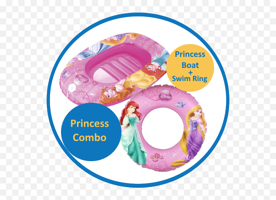 Disney Princess Swim Ring And Boat Emoji,Ring Boyui Emoji
