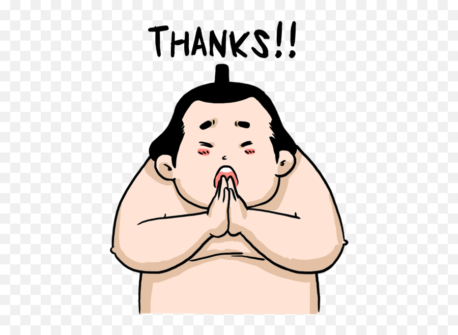 Ringo The Sumo Wrestler Stickers - Happy Emoji,Wrestler Emoji