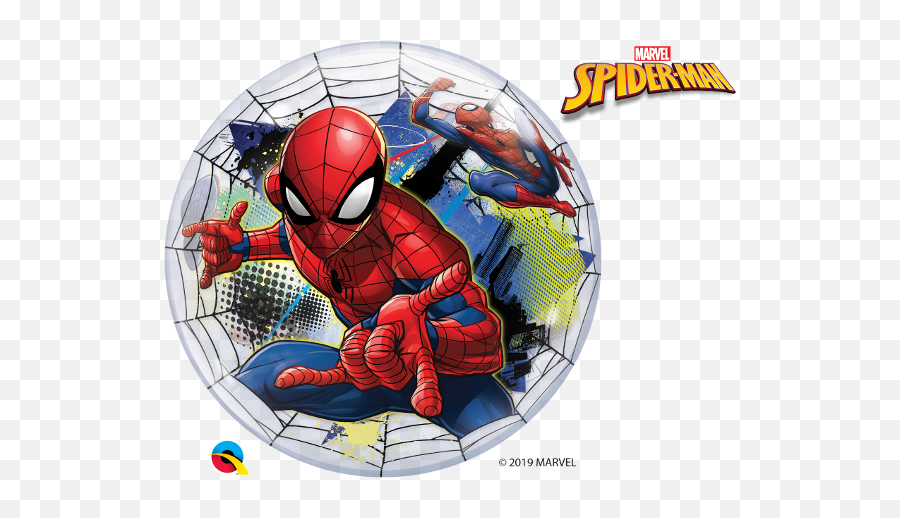 Spider Man Bubbles Balloons - Spiderman Birthday Balloons Png Emoji,Spider-man Emoji