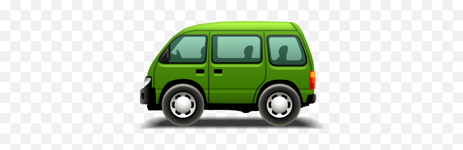 Car Vector Cartoon Minivan Free - Mini Van Cartoon Png Emoji,Minivan Emoji
