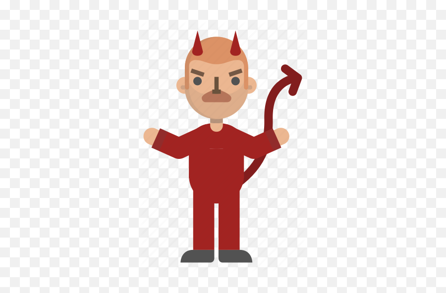 Avatar Character Devil Emoji Evil Halloween Horror Icon - Download On Iconfinder Fictional Character,Emoji Movie Human Characters